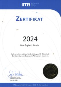 Datenschutz Zertifikat NEB 2024